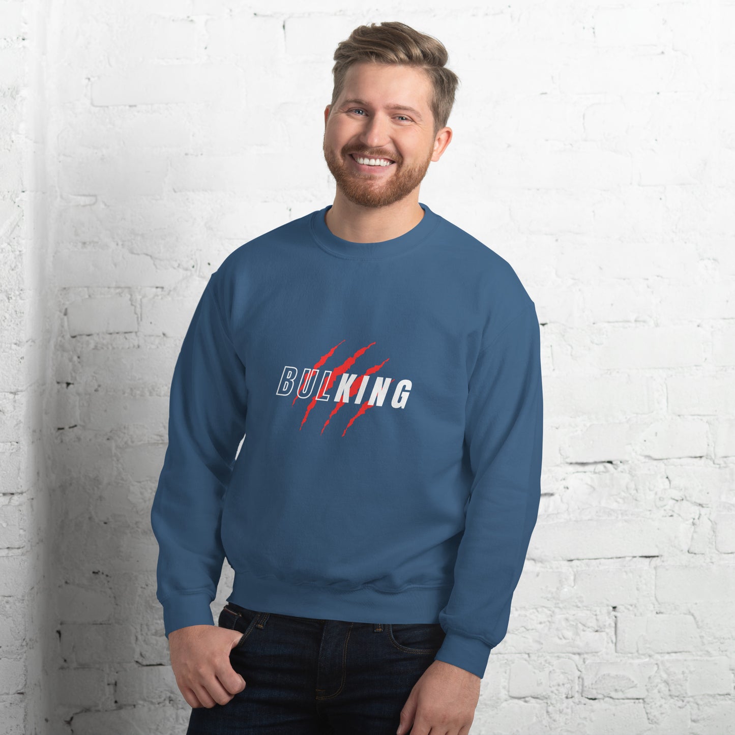 Bulking Unisex Gym Sweatshirt