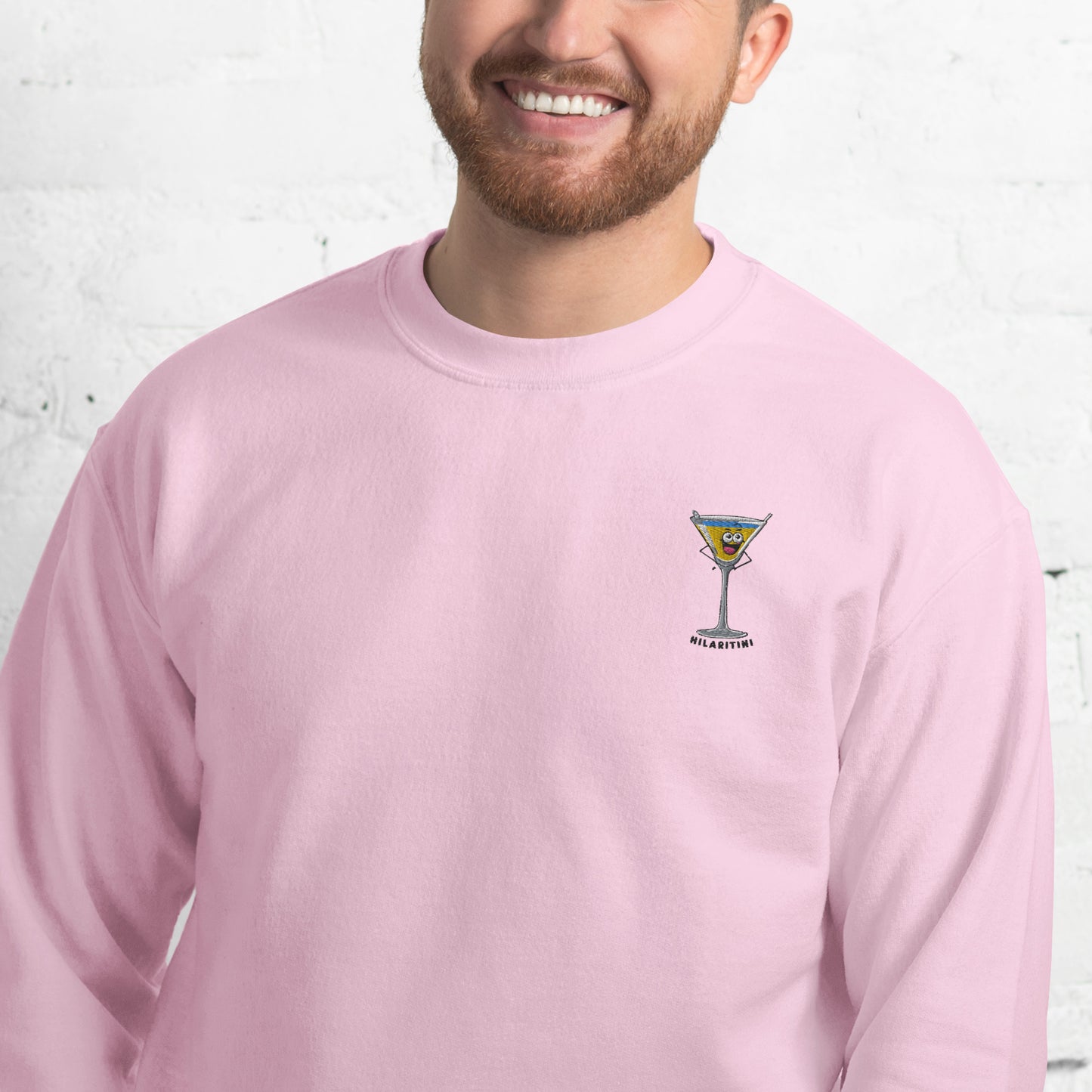 Hilaritini Unisex Embroidered Sweatshirt