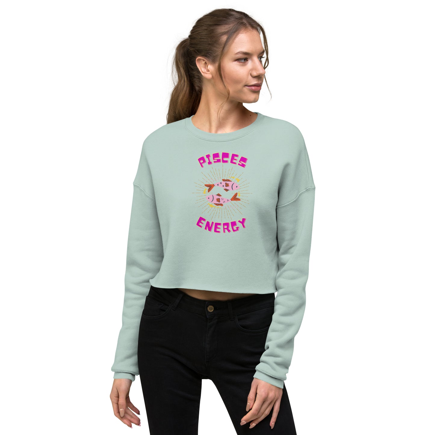 Pisces Energy Crop Sweatshirt